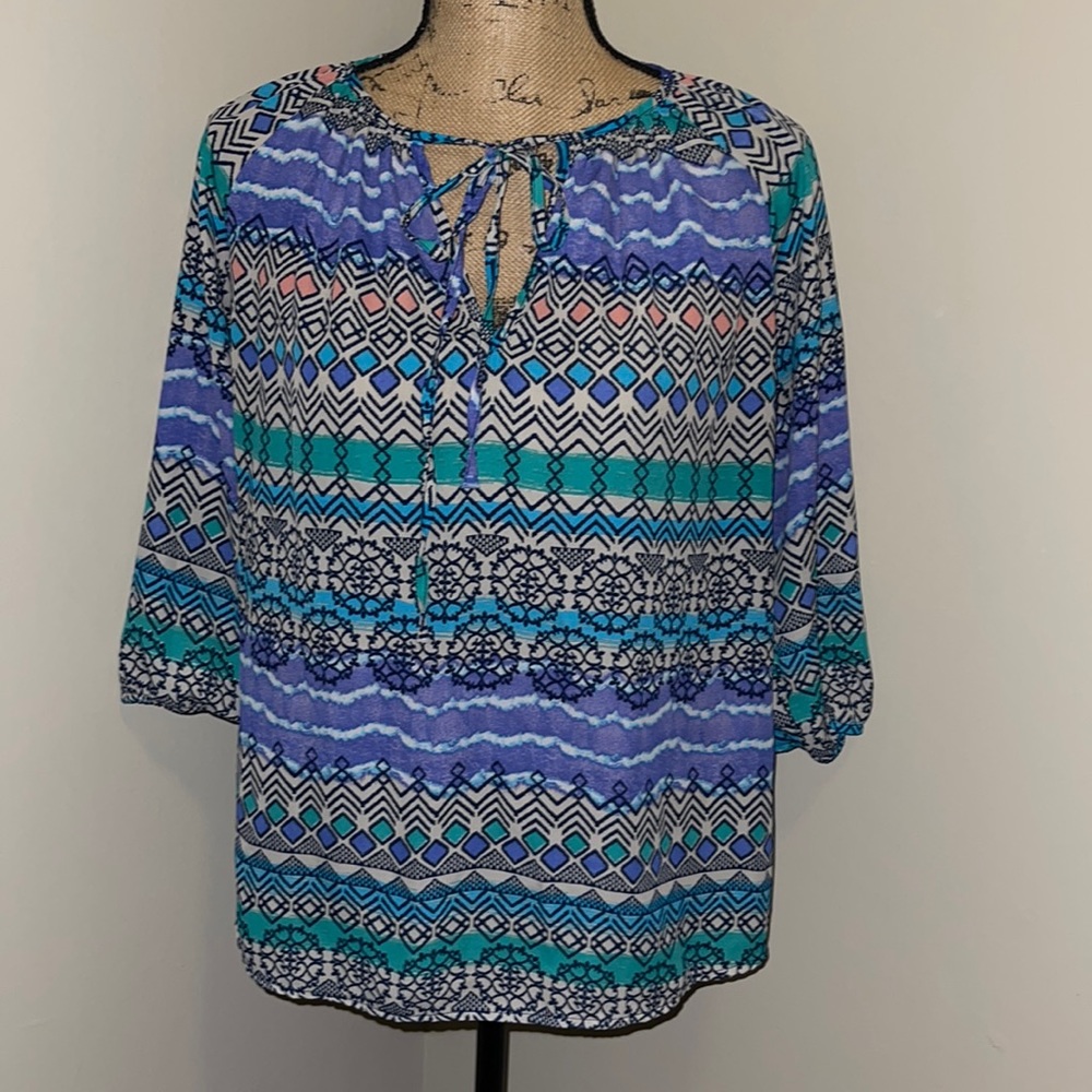 High quality patterned dress top